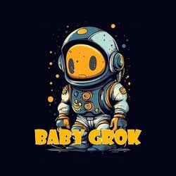 Baby Grok crypto logo