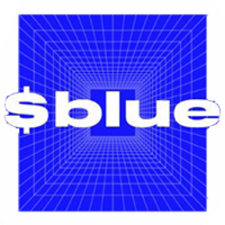 blue on base crypto logo