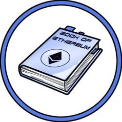 Book of Ethereum coin logo
