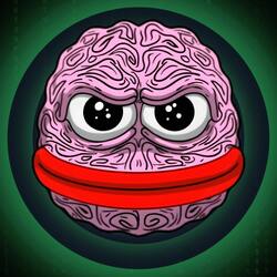 $BRAINS - your greed is my fuel 🤯🧠 by Virtuals crypto logo