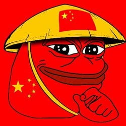 Chinese PEPE crypto logo