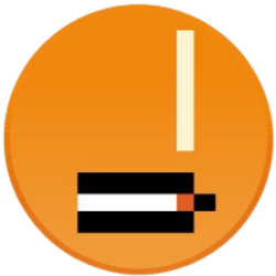 Cigarette crypto logo