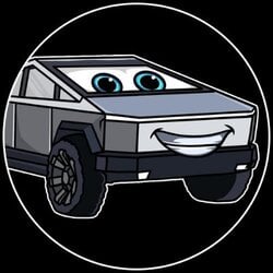 Cybertruck crypto logo