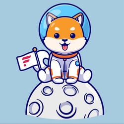 Dog on Moon crypto logo