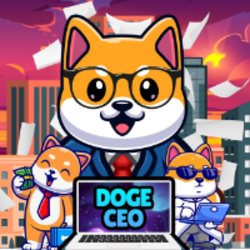 Doge CEO crypto logo