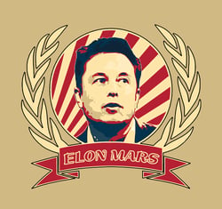 Elon Mars crypto logo