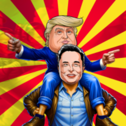 Elon&Trump crypto logo