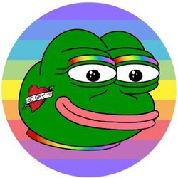 Gay Pepe crypto logo