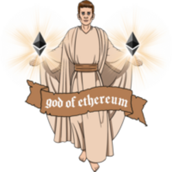 God Of Ethereum coin logo