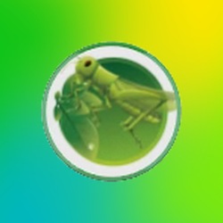 Green Grass Hopper crypto logo