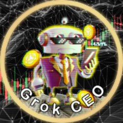 GROK CEO crypto logo