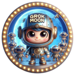 Grok Moon crypto logo