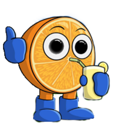 Half Orange Drinking Lemonade crypto logo