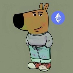 Just a chill guy (ETH) crypto logo