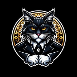 Maine Coon Cat crypto logo