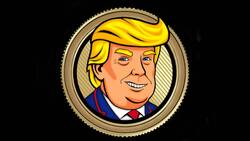 Meme TrumpCoin crypto logo