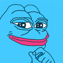 Pepe But Blue crypto logo