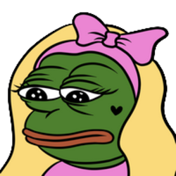 Pepe Girl crypto logo