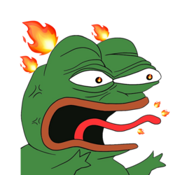 Pepe On Fire crypto logo