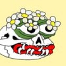 Pepe SKULL crypto logo