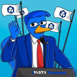 President Platy crypto logo