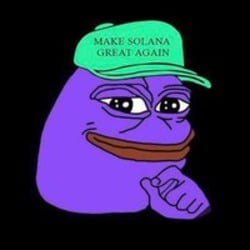 PURPLE PEPE crypto logo