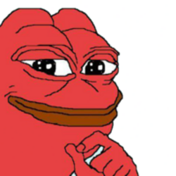 Red Pepe crypto logo