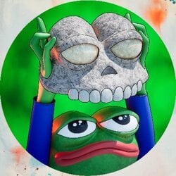 Skull of Pepe Token crypto logo