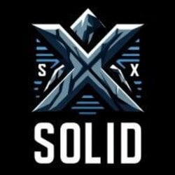 Solid X crypto logo