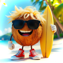 Surfing Coco crypto logo