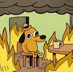 This is fine crypto logo