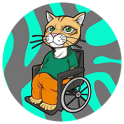 Wheelchair Cat crypto logo