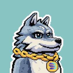 Wolf On Solana crypto logo